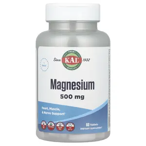 KAL Magnesium, 60 Tablets