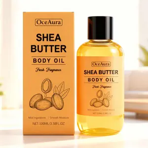 Shea Butter Body Oil - Hydrating, Moisturizing, Alcohol-Free Scented Skin Oil
