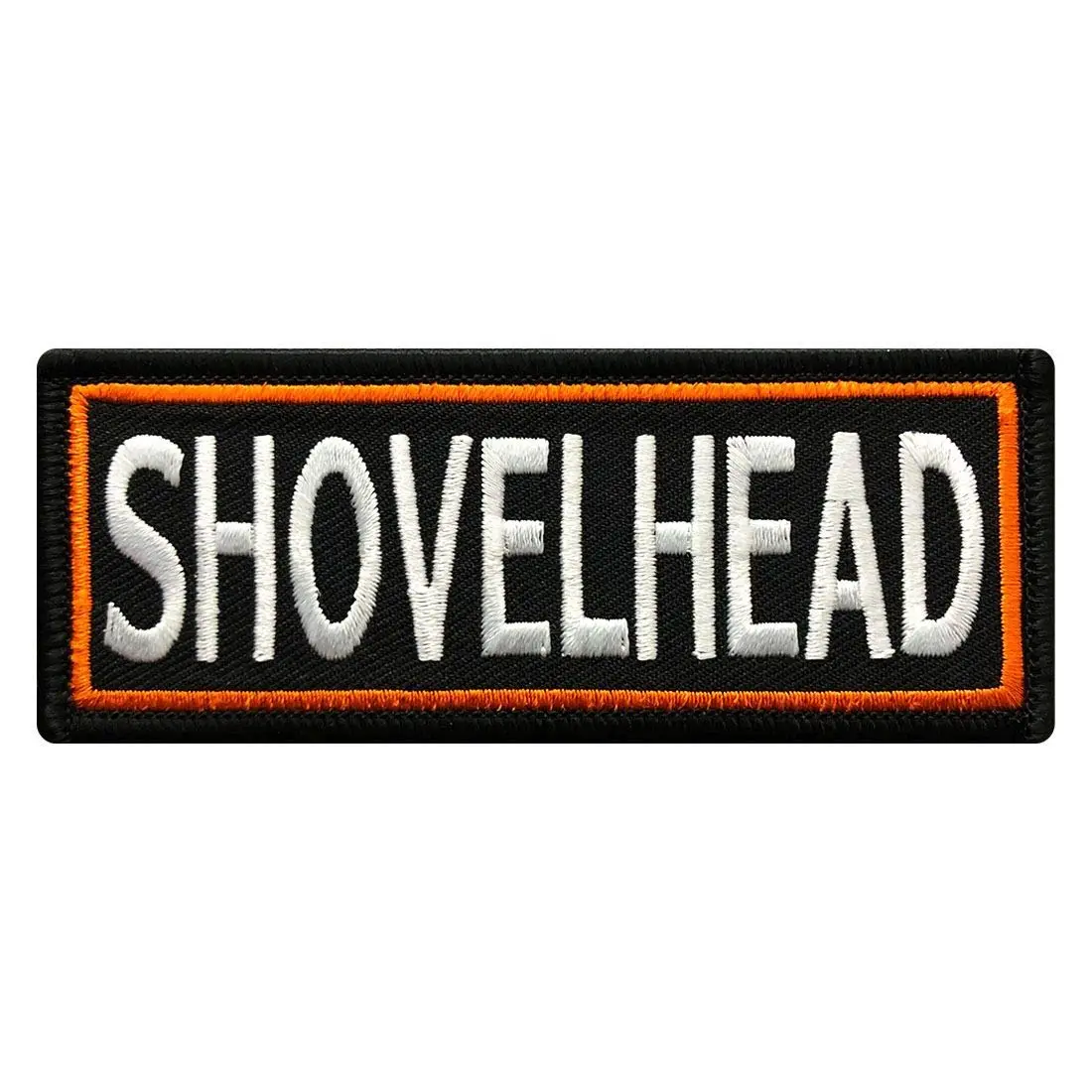 Shovelhead Embroidered Iron on Sew on Biker Harley Patch [4.0 X 1.5 - SHP-5]