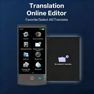 Ai Language Touchscreen Translator Device, Supports 138+ Languages, Real-Time Voice and Image Translation, Offline Mode, Ideal for Travel and Meetings