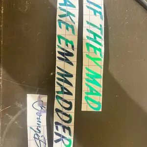Car Decal If They Mad Make Em Madder Design Color Shift Holographic Lettering for Vehicle Decoration