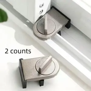 Push-pull window lock limiter, window stopper, durable sliding window latch, Window Mounted, suitable for sliding glass door locks for home security