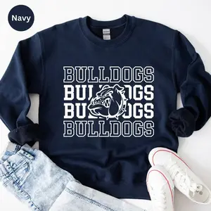 Bulldogs Sweatshirt, Bulldogs Shirt for Women & Men, Bulldogs Fan Sweatshirt, Bulldogs Lover Gift, Mascot Graphic Sweatshirt, Bulldogs Shirt