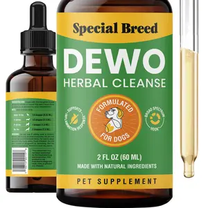 Specifically Formulated for Dogs, Natural Broad Spectrum Pet Supplement, Herbal Cleanse, Digestive Support for All Dog Breeds, Gut Health, Made in The USA, 2oz