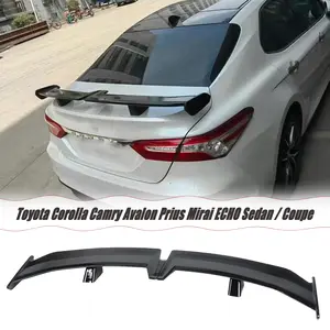 MUTUSAISI 55" Rear Trunk Spoiler Wing For Toyota Corolla Camry Avalon Prius Mirai ECHO Sedan Coupe GT Racing Spoiler DeckLid Lip Exterior Accessories