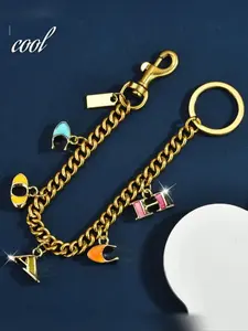 Cute Fruit Dinosaur Pattern Chain Crossbody Bag, Women's Fashion Versatile Shoulder Bag, All Season Casual Daily Bag