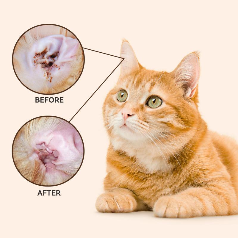 LOVILDS™ Dog & Cat Ear Infection Treatment Quantum Silver Ear Drops for Healthy, Happy Ears
