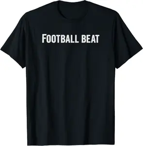 Football Beat Tee Sports Game Fan Shirt Graphic Plus Size T-Shirt - Nicolekhach Shop 38B09929NHZC