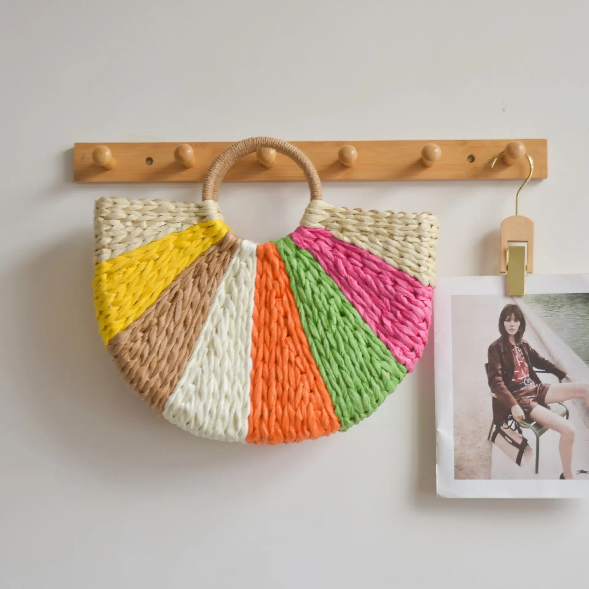 Colorful round round red