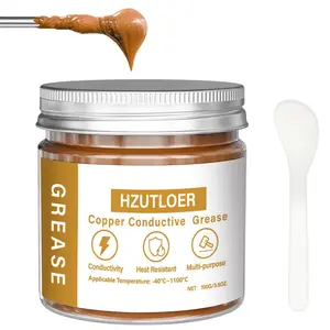 100G Copper Conductive Grease Anti Arcing Conductive Paste for Automotive Power Systems Electronics & Home Appliances High-Temperature Resistant Anti-Corrosive