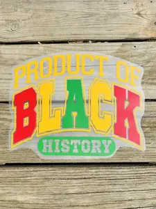 Product of Black History Direct Print Film Transfer - High-Quality Print Transfer