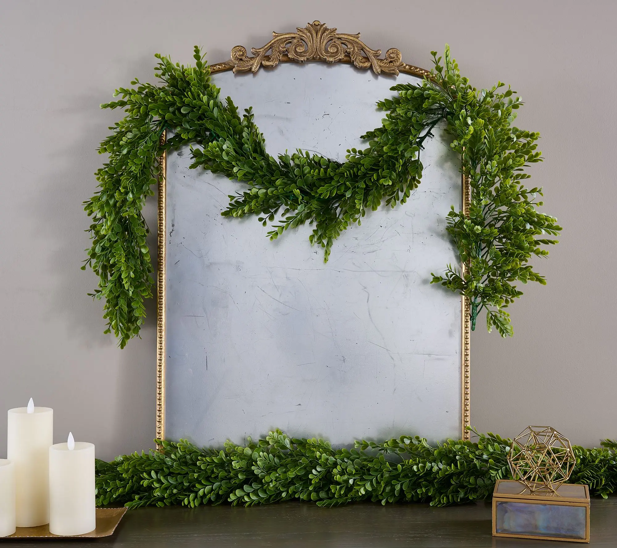 Wicker Park S/2 Cascading Faux Creeping Jenny 5' Garlands