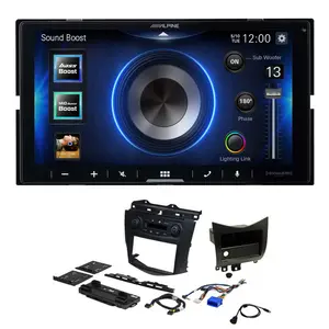Alpine ILX-W670 7-Inch Mech-less Receiver w/ PAC RPK4-HD1101 2003-07 Honda Accord Installation Kit Bundle