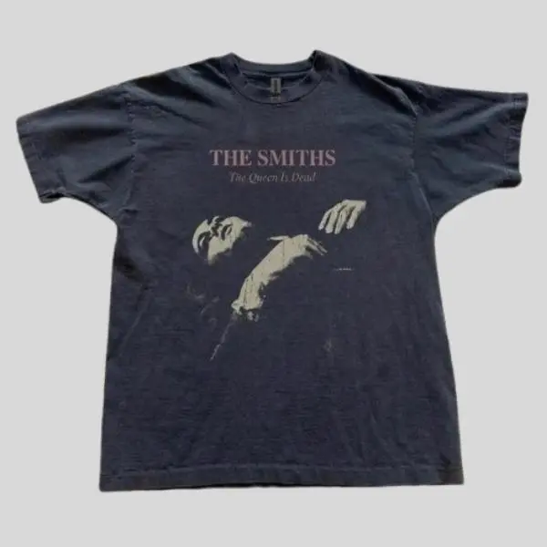 The Smiths Black Band Tee Vintage 90S Y2K Indie Rock Tee Retro British Aesthetic Unisex Tee