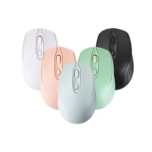 Morandi Color Series Wireless Bluetooth Mouse Silent Charging Mobile Phone Tablet Laptop Computer Gaming Office Dual Mode