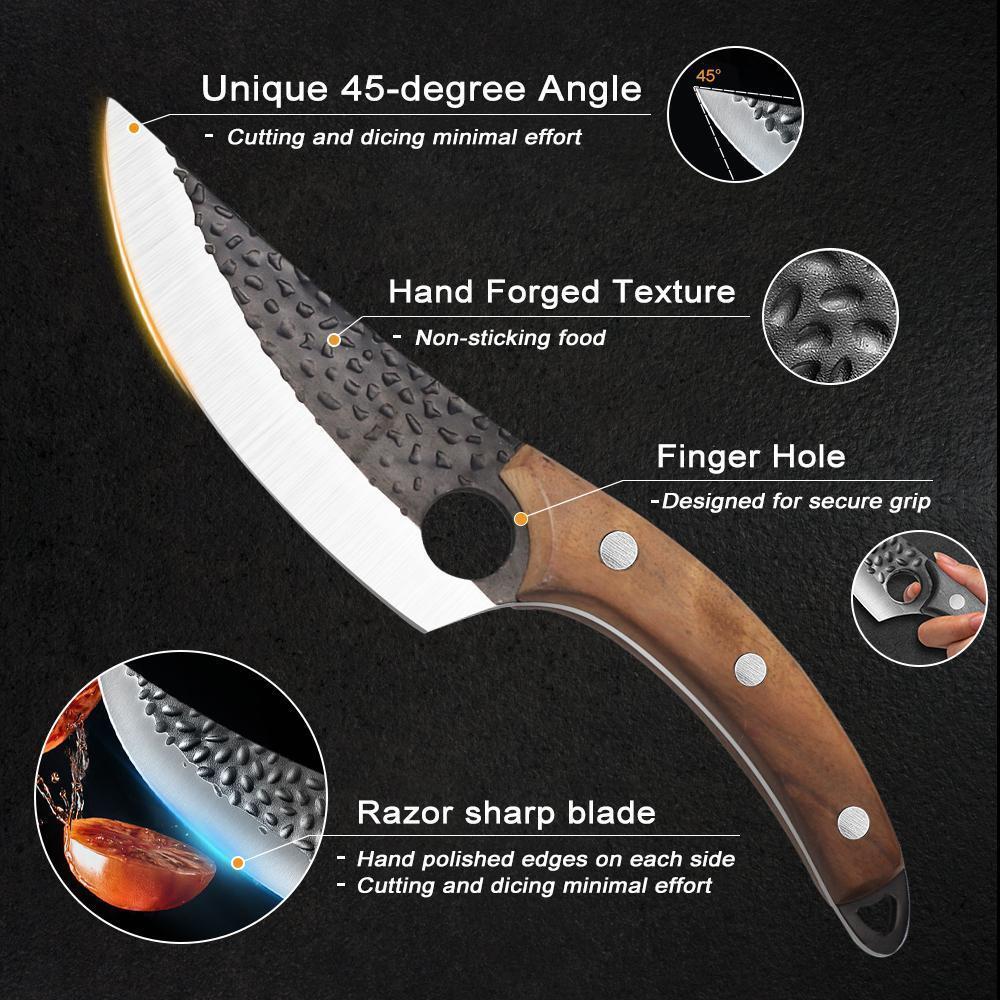 Butcher knife with sheath, Viking knife, full bladed japanese kitchen boning knife, camping, barbecue Butcher knife with sheath, Viking knife, full bladed japanese kitchen boning knife, camping, barbecue