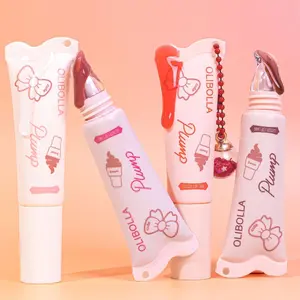 Ice Cream Lip Balm with Pendant Charm, Cosmetic Lip Care Product - Moisturizing, Hydrating, Glossy Water-Glow Treatment