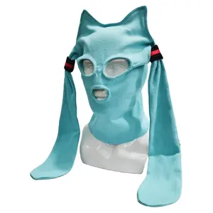 New Hatsune Miku Cosplay Wig Game Hat Menswear Clothes Costumes Arabic Beige Plain