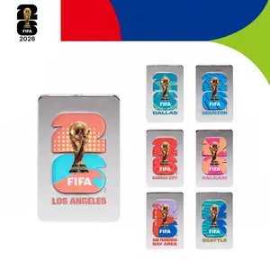FIFA World Cup 26 Host City Pin, Official Licensed Collectible Metal Badge with Trophy Emblem, Limited Edition Soccer Souvenir Lapel Pin