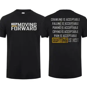 Keep Moving Forward T-Shirt, Inspirational Quote Shirts, Unisex Short Sleeve Casual 100% Cotton, Gift Ideas