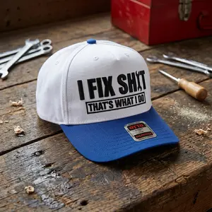 I Fix Sh1t That's What I Do Embroidered Hat, Sarcastic Dad Cap, Anti Social Introvert Hat, Unisex Adjustable Baseball Cap, Humor Gift Idea