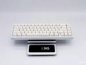 A 67-key creamykeyboards keyboard featuring magnetic switches and an all-aluminum frame, weighing 1.3 kg. It offers various RGB lighting effects and supports three connectivity modes—Bluetooth, USB-C, and 2.4G—making it an ideal gift for gaming