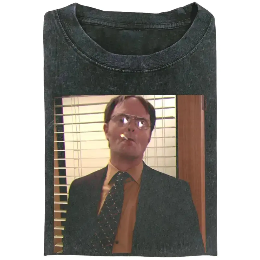 Dwight The Office Shirt, Funny Dwight Shirt, TV Show Shirt, Office Meme Shirt, Schrute Farms Shirt, Dwight Fan Shirt, Gift for Men, Gift for Women, Crew Neck T-shirt, Trending T-shirt