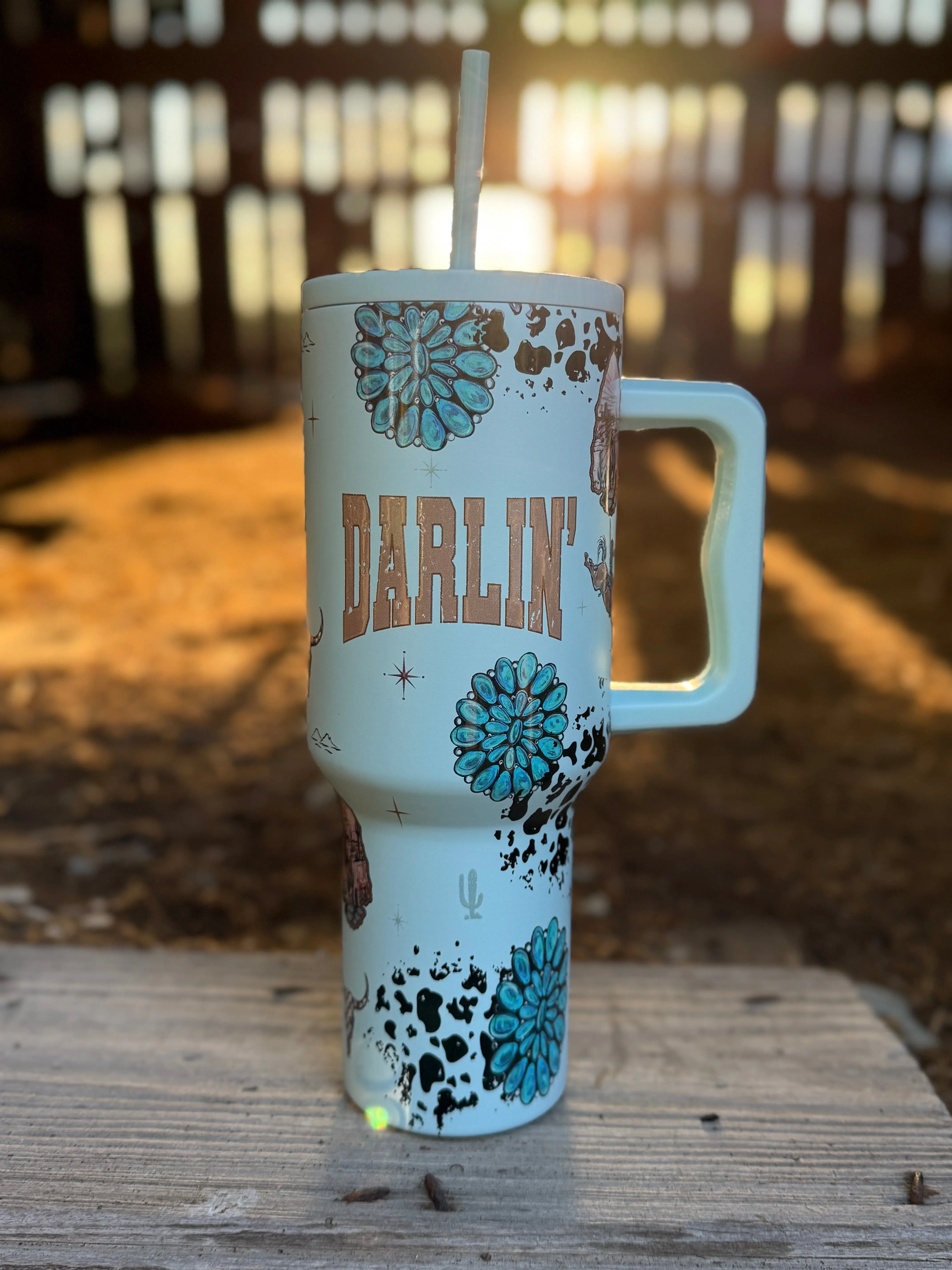 Darlin’ Desert Drinker 40 oz Western Tumbler