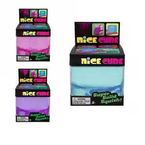 Squishy Toys, Stress Cubes, Fidget Toys, and Stress Balls for Kids and Adults—Squeeze Squishies for Anxiety and Stress Relief, Ice-Themed Squishy Cubes, Sugar Balls, and Sensory Toys. Nice Cube Cubes with Box