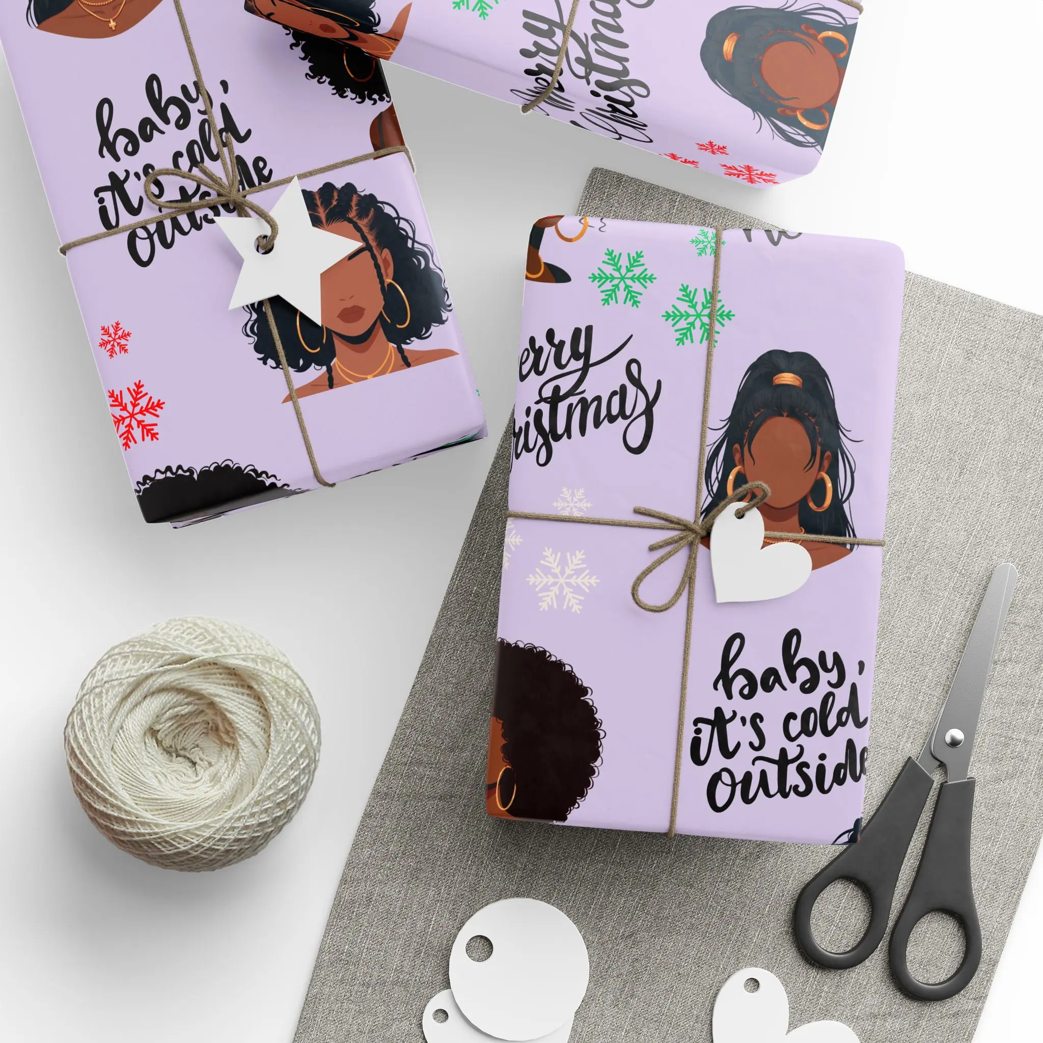Curlmas Vibes - Wrapping Paper Roll