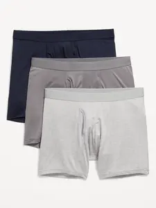 Old Navy Men's Go-Dry Cool Performance Boxer-Brief Underwear 3-Pack -- 5-inch inseam