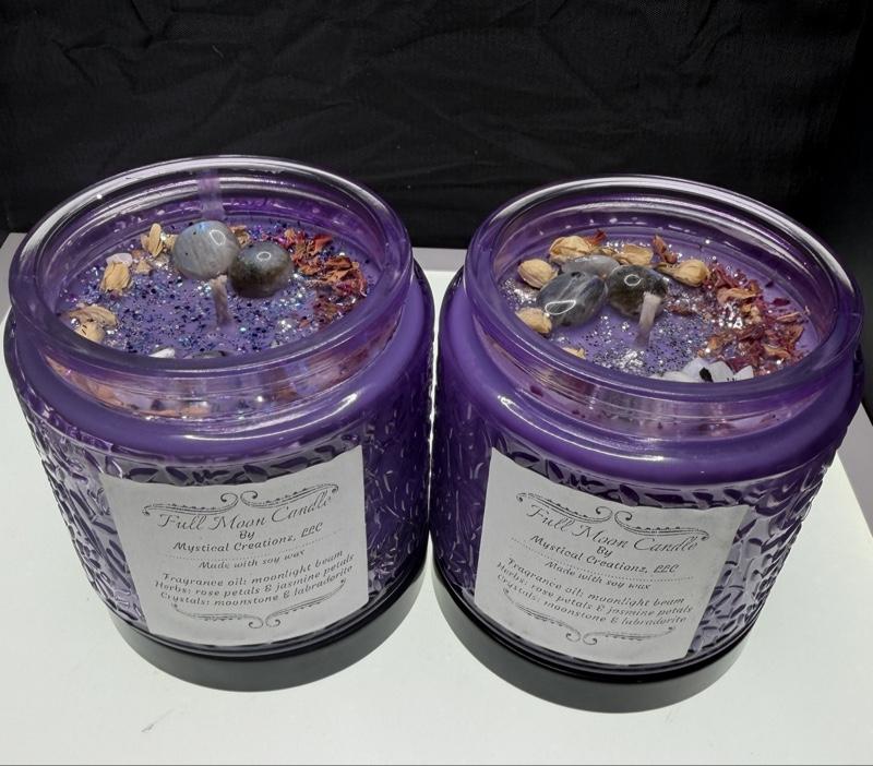 Full Moon Intention Candles