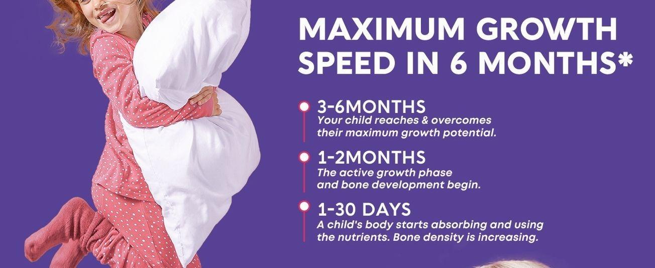 Height Growth Gummies with Melatonin for Kids & Teens - Ashwagandha for Kids - Melatonina Para Niños - Height Growth Supplement - Teen Boy Vitamins - Grow Taller Supplement - Kids Melatonin Gummy
