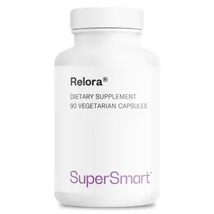 Supersmart - Relora® 750 mg Per Day - Phellodendron Amurense & Magnolia Officinalis Extract Great for Stress & Emotional Relief | Non-GMO & Gluten Free - 90 Vegetarian Capsules