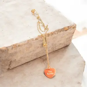 Rez Baddie heart necklace