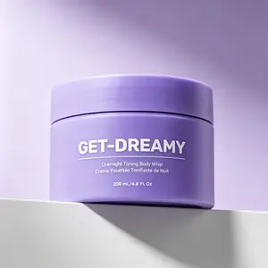 MAELYS GET-DREAMY Overnight Body Whip, 200mL/6.8oz, Clinically Proven Firming Formula for Loose Skin, Milk Thistle & Uva Ursi Moisturizing Body Cream