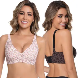 Women’s Jelly Bra, Full Coverage Wireless Support Bra Comfortable, soft, wire-free design with seamless support, no underwire Breathable, seamless, and comfortable wireless everyday bra