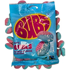 Bubs Forest Berries 90g | Swedish Candy | Gelatin Free Foam Gummy | Imported from Sweden