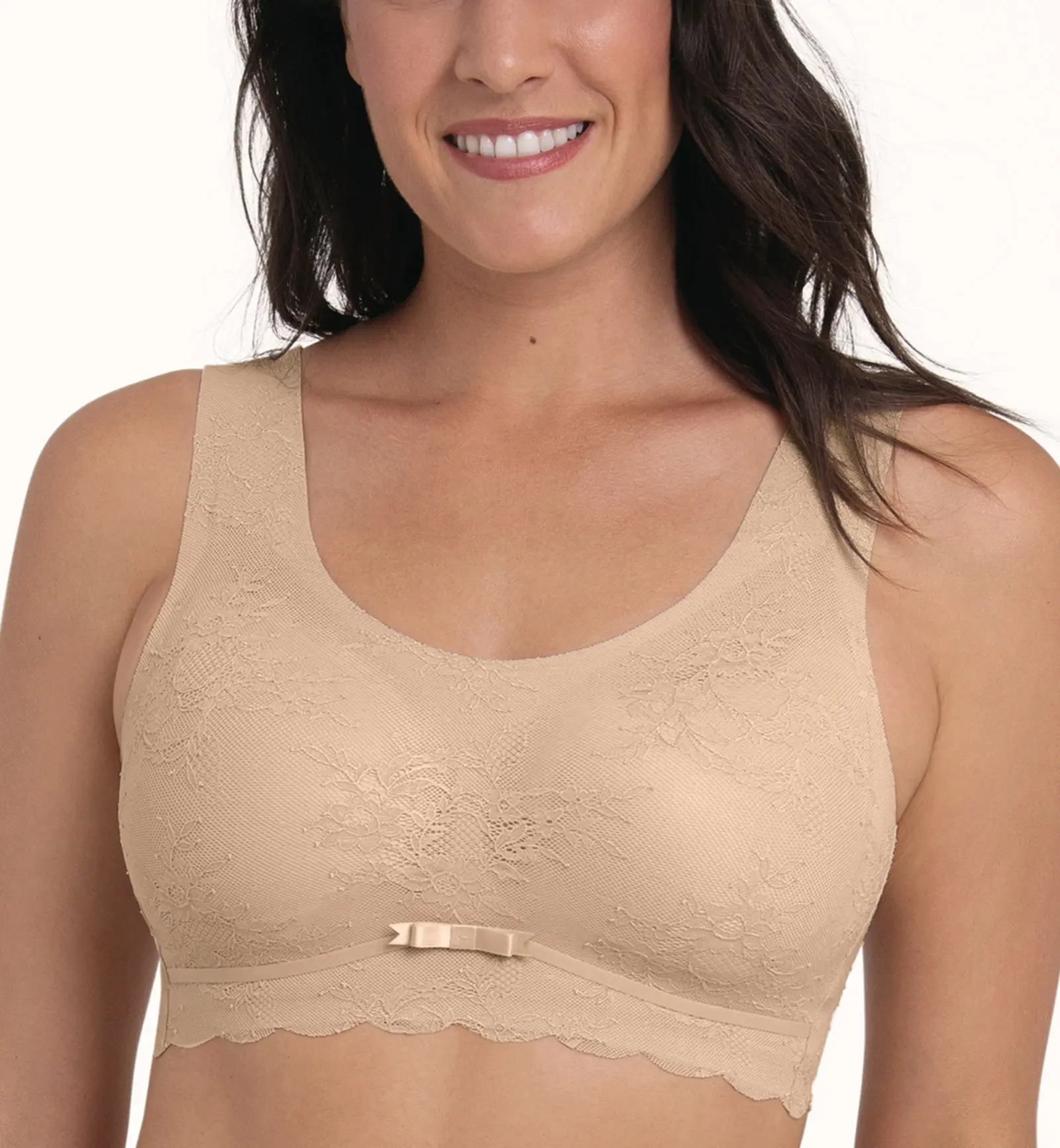 Anita Essentials Lace Lightly Padded Bralette (5400) - Desert
