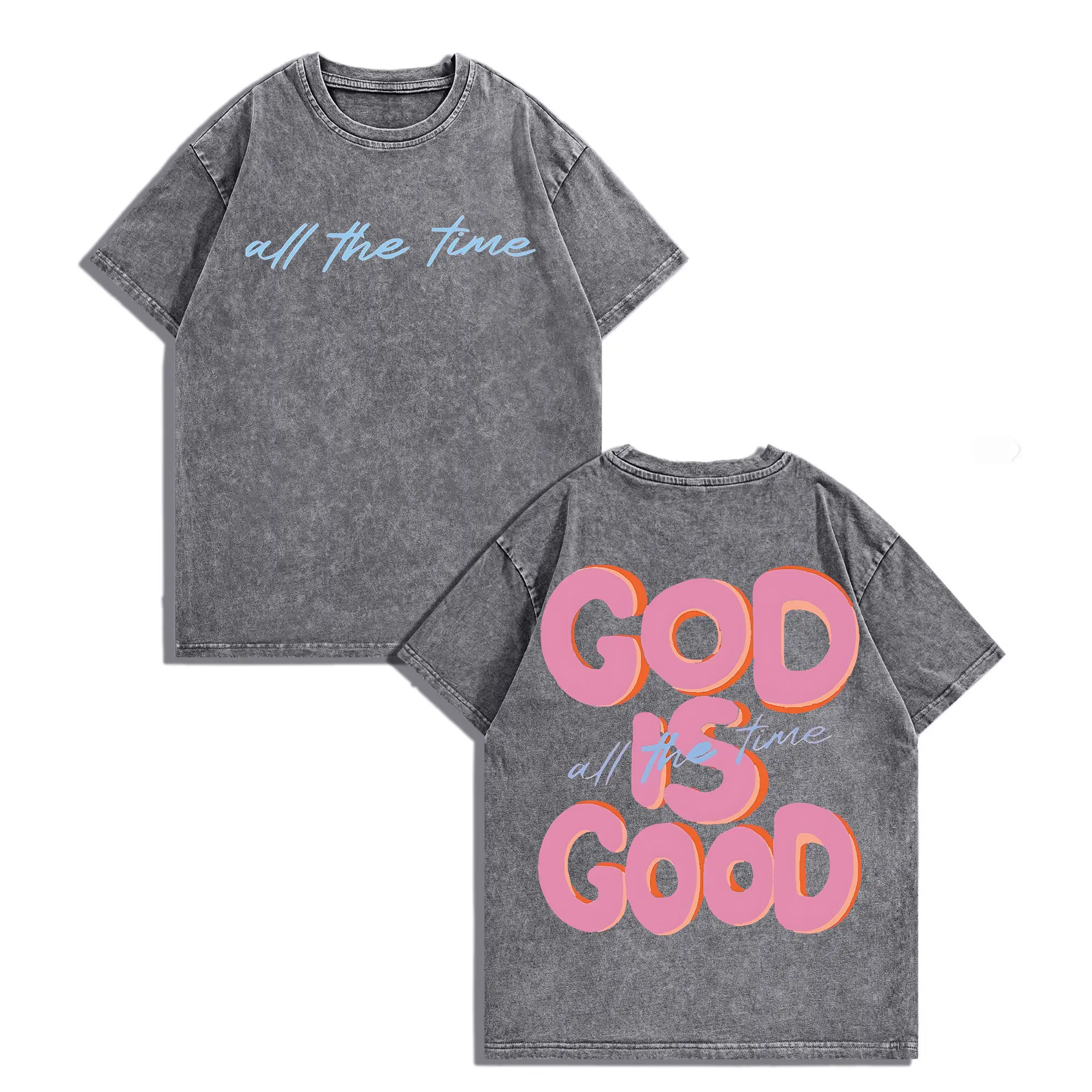 Unisex Crew Neck Washed Vintage T-Shirt Featuring Christian Faith Graphic With 1 John 1:7 Bible Verse Print, Comfort Breathable Casual Short Sleeve Top Suitable For Church Attire, Faith Activities And Daily Religious Lifestyle Outfits