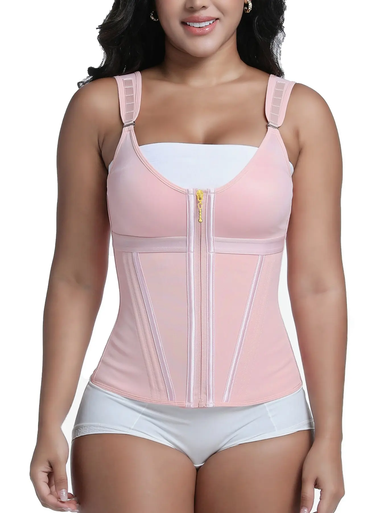 Women's Casual Long Sleeve Top, Tummy Control Compression Shaper Top, Plain Pattern, Round Neckline, Short Sleeves Design, Perfect for Daily Wear & Office Use, Underwear, Shapewear, Fit, Fashion, Womenswear, Piece