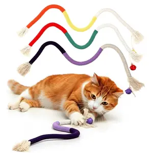 3-Piece Cat Toy Chewing Rope Set, Indoor Safety Tooth Cleaning Toys for Kittens, Interactive Home Play Cats Accessories