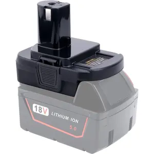 DM18RL Battery Adapter Converter Compatible with 20V Batteries & M-18 Battery, Compatible with Ryobi 18V Batteries ONE+ Tools P108 ‎P189 P190 P197 PBP005