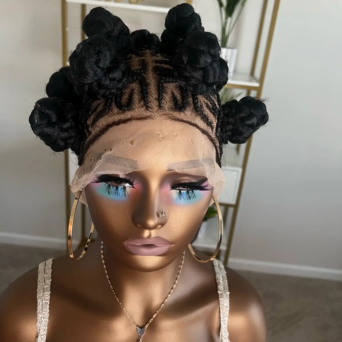 Bantu with Fulani Braids