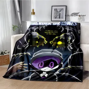 Murder-Drones Cartoon Printed blanket Flannel Warm blankets Soft and comfortable blanket bed linings cubre cama Birthday Gift Ultra Soft No Shed Flannel Fleece Throw Blanket - Machine Washable Cozy Blanket for Couch Bed College Dorm