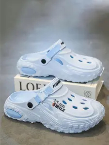 Men's Colorblock Clogs, Casual Soft Comfortable Breathable Clogs, Summer Beach Shoes for Men, Outdoor Beach Slippers, Footwear, Garden Clogs, Water Clogs