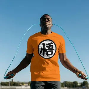 [Sale Up To 50%] Dragon B Z Kanji Symbol T Shirt – Goku Orange Shirt, Anime Streetwear Gift, Graphic Streetwear T-shirt