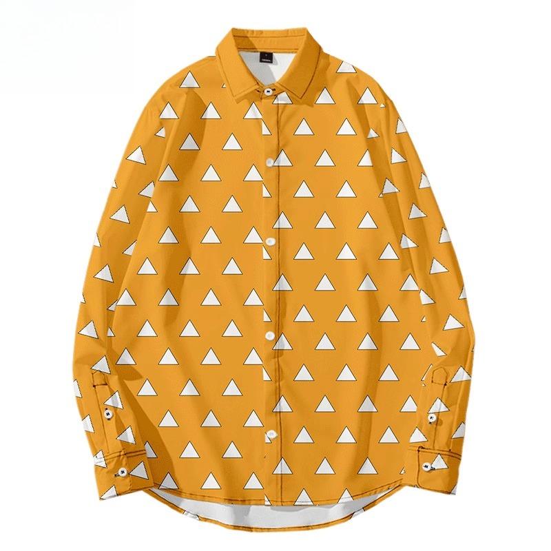 Demon Slayer Jacket, Giyu Tomioka & Tanjiro Cosplay Shirt Cape, Zenitsu, Nezuko Anime Costume for Men & Women - Official Style Demon Slayer Jacket, Giyu Tomioka & Tanjiro Cosplay Shirt Cape, Zenitsu, Nezuko Anime Costume for Men & Women - Official Style