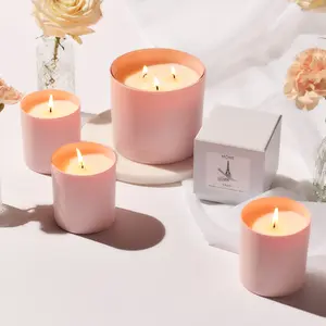 MOME Paris Candle - Floral Scent Decor Jar with "MOME" Text, Ideal for Freshening Spaces and Fragrance