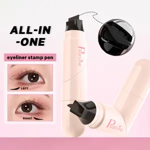 Winged Eyeliner Stamp Pen – Dual-Ended Cat Eye Eyeliner, Waterproof & Smudge Proof, Quick Dry Long Lasting Liquid Liner for Perfect Sharp Wings, Easy for Beginners, Everyday Makeup Essential for Women